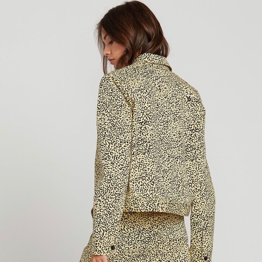 NEW Volcom Frochickie Leopard Print Jacket Sz S - Picture 4 of 14